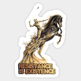 Palestinian Resistance is Existence Palestine Freedom Solidarity Design Sticker